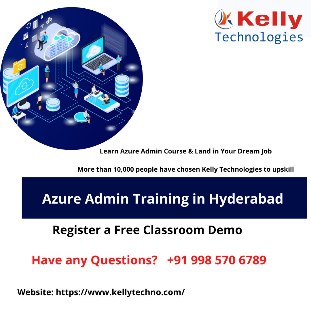KellyTechno_adm's tweet photo. Learn Azure Admin Course &amp; Land in Your Dream Job
More than 10,000 people have chosen Kelly Technologies to upskill
For More:
https://t.co/AbUjU0lExm
For More:
https://t.co/yZrcuI2Mhm
#AzureAdminTraining #AzureAdminCourse #Hyderabad https://t.co/gFjY2kIjOf