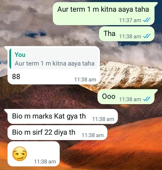 _sagar_2004's tweet photo. @cbseindia29 do you know the truth of term 1? The ss I have attached is a talk with one of my friend. He told me how his marks were altered during the checking of term 1 paper by the school named Holy mission Senior secondary school #cbseterm2 #cbseterm1
#BestOfEitherTerms #CBSE https://t.co/8Vm4Yh0iwB