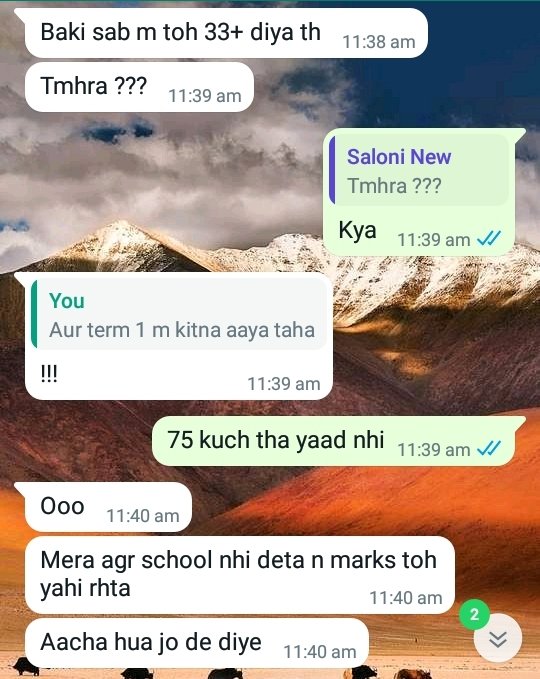 _sagar_2004's tweet photo. @cbseindia29 do you know the truth of term 1? The ss I have attached is a talk with one of my friend. He told me how his marks were altered during the checking of term 1 paper by the school named Holy mission Senior secondary school #cbseterm2 #cbseterm1
#BestOfEitherTerms #CBSE https://t.co/8Vm4Yh0iwB