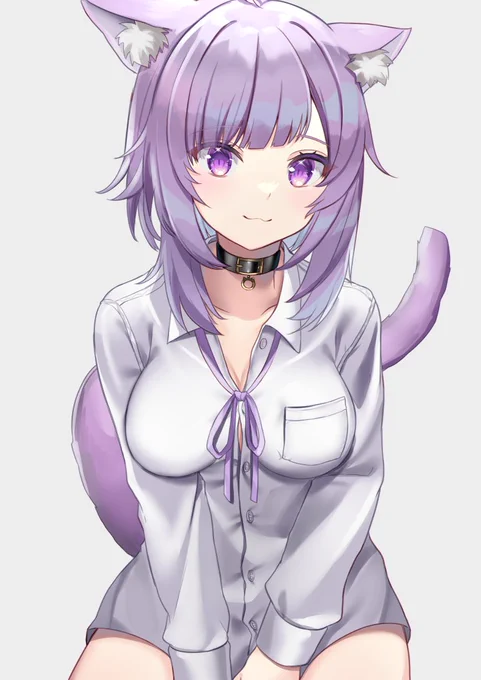 20日目 猫又おかゆ
#100日チャレンジ 
#絵かゆ 