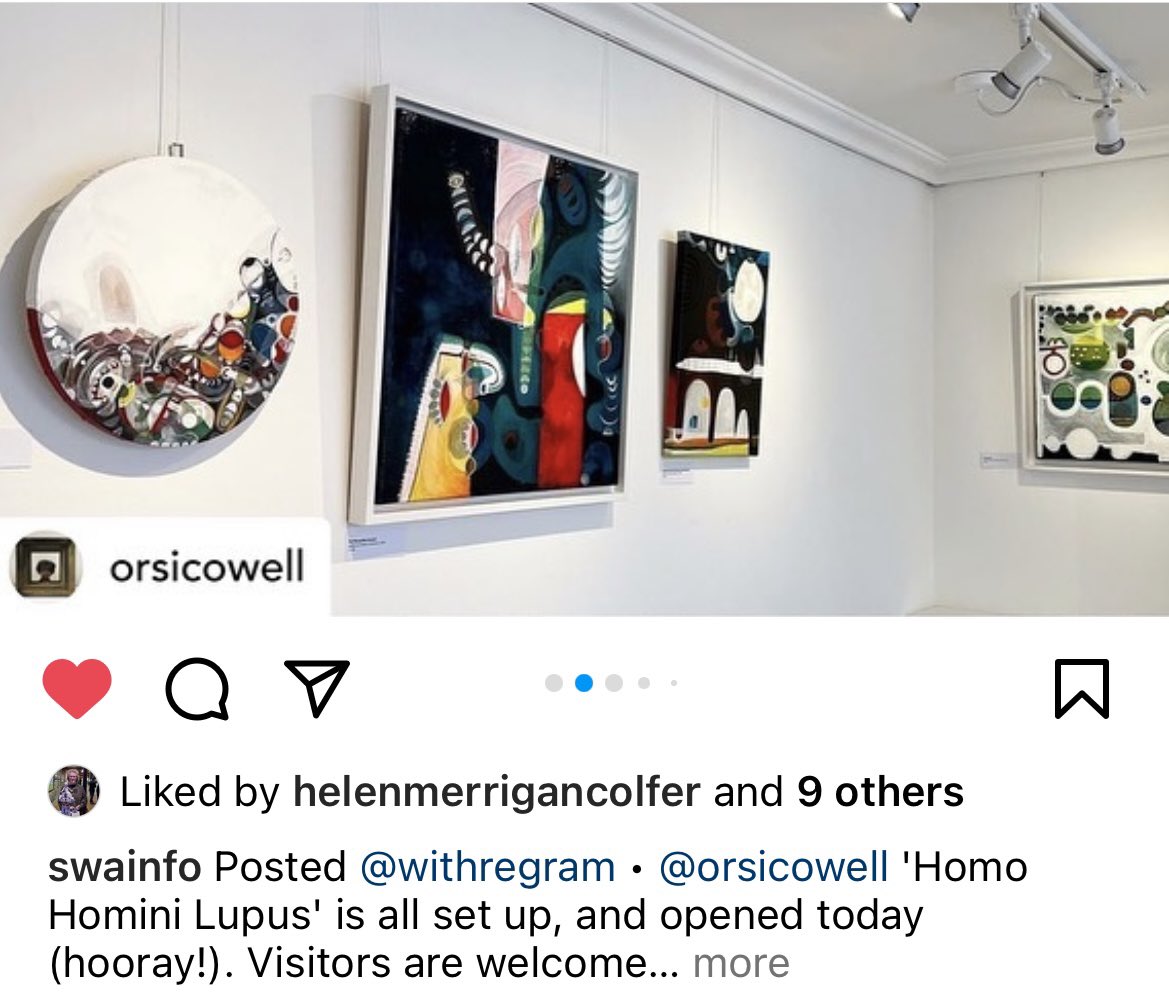 Orsi Cowell SWA Solo Exhibition now open at Fountain Gallery, East Molesey