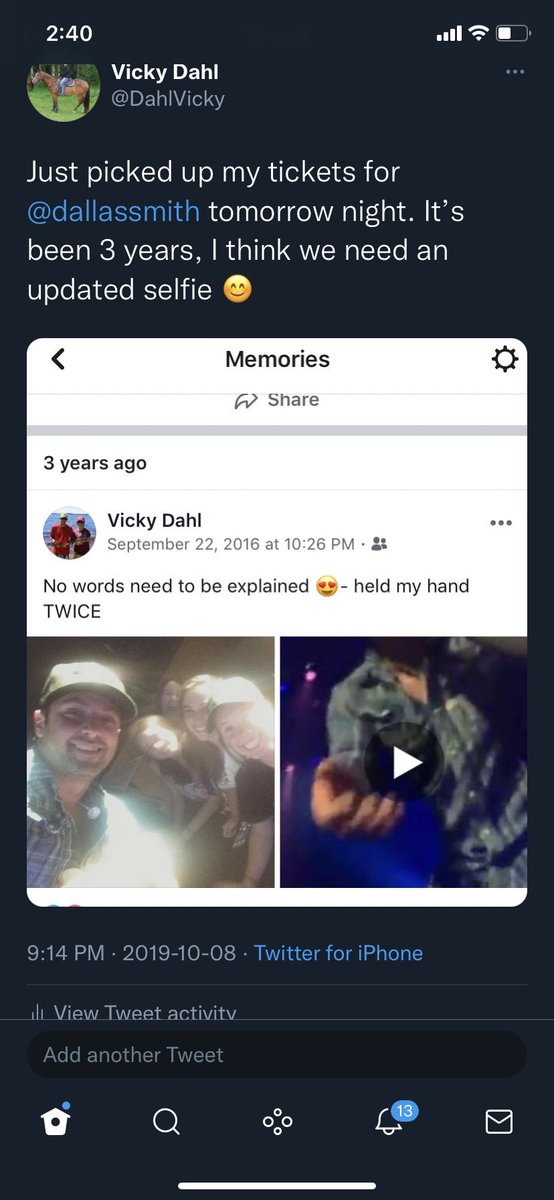 DahlVicky's tweet photo. What are your thoughts of an updated selfie? Let’s keep the tradition going, new selfie every 3 years! I can’t wait to see you tomorrow night in Thunder Bay 😁@dallassmith https://t.co/mc9fATvC4Z