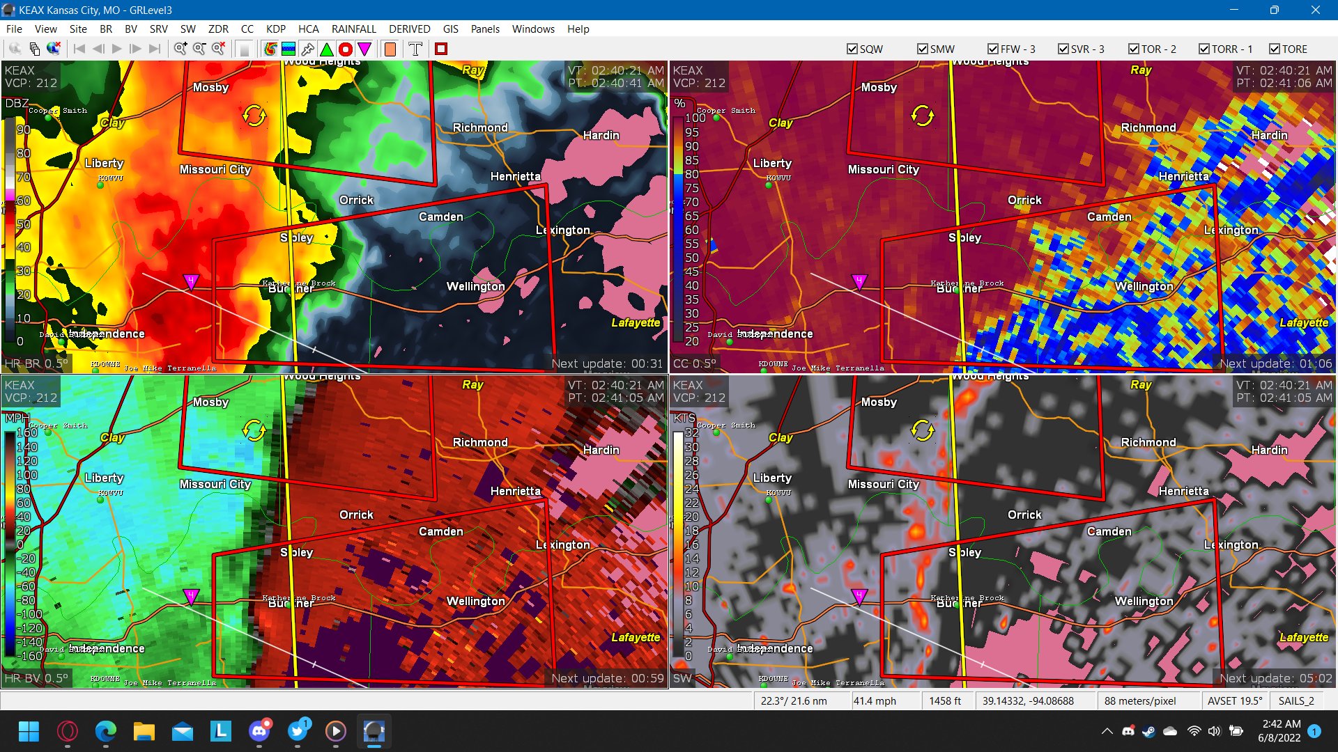 NWS Tornado on Twitter "Tornado Warning including Buckner MO