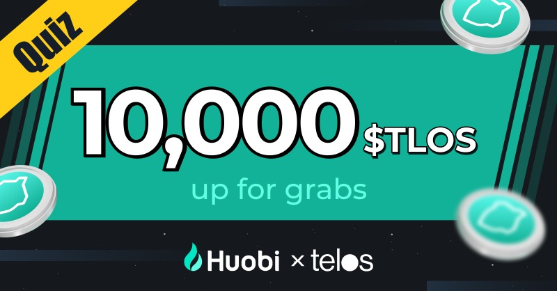 HTX_Global's tweet photo. 🔥 #Huobi x $TLOS Quiz!

Share 10,000 $TLOS:

✅Follow @HuobiGlobal @HelloTelos @DujunX

✅Quote tweet: #Huobi, @HelloTelos, + Tag 2 

Complete quiz ⬇️