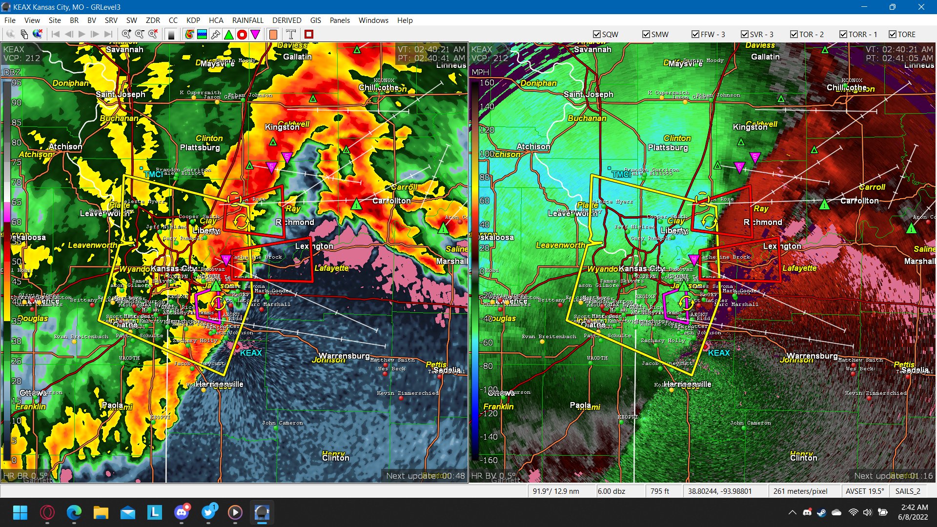 NWS Tornado on Twitter "Tornado Warning including Buckner MO