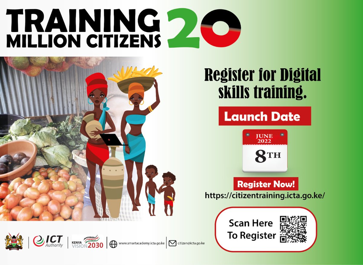 samngala8's tweet photo. The ICT Authority @ICTAuthorityKE in partnership with @AfricaKodris @AjiraDigital is looking forward to train 20 million Kenyans on Digital literacy. https://t.co/jlF84QBdZY

#KodrisAfricaLaunch
 #DemocratizingCoding
#ICT4Education https://t.co/9GJgZQPBQA