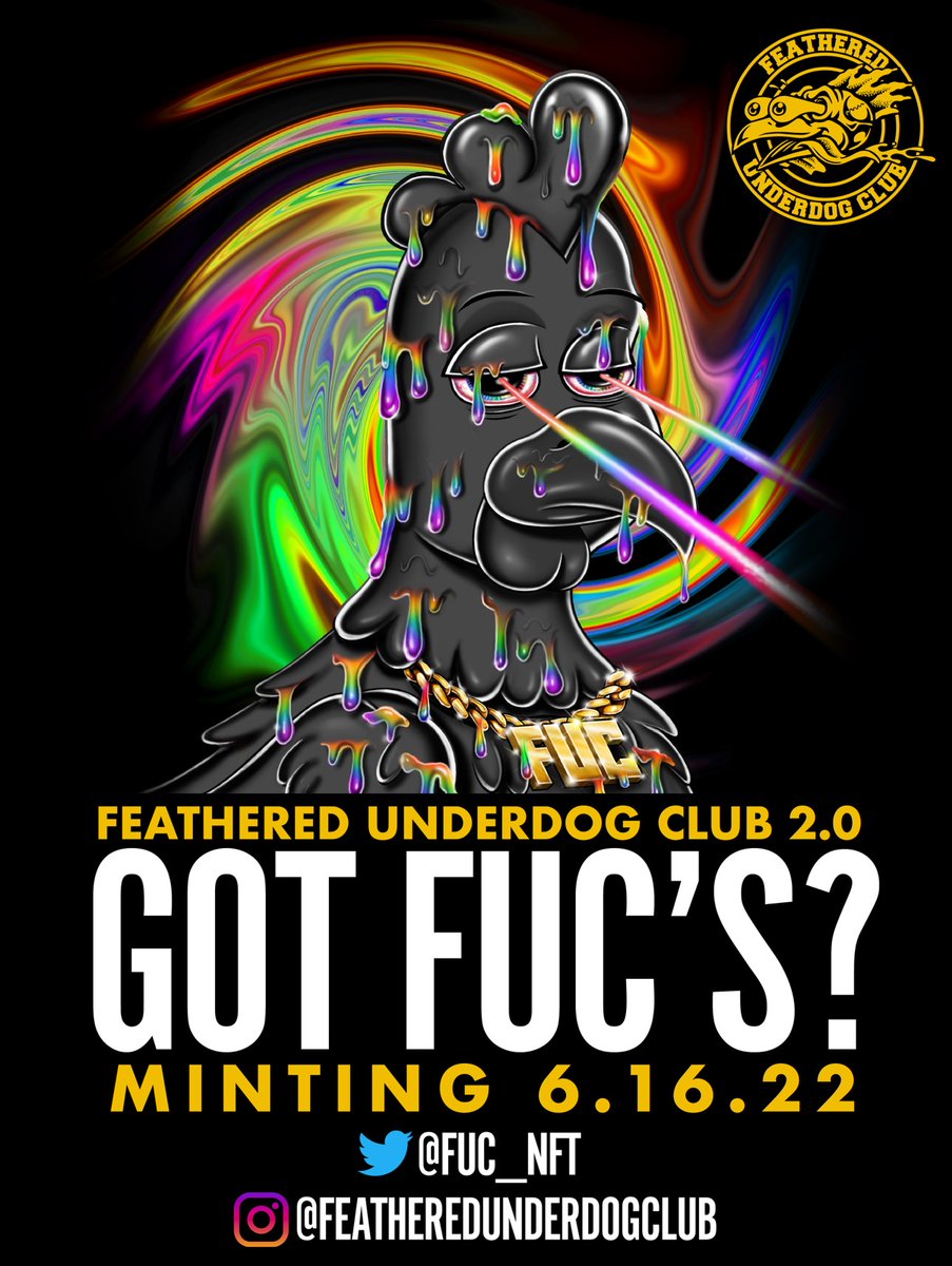 l3na10l's tweet photo. @FUC_nft #FUC #FUCNFT #FEATHEREDUNDERDOGCLUB https://t.co/degpyVzbZG