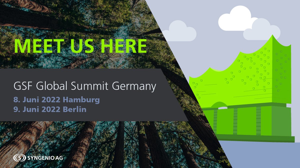 syngenio's tweet photo. Meet us here! Auf dem #GSF Global Summit Germany am 08.06. in #Hamburg und am 09.06. in #Berlin gemeinsam mit #GreenSoftwareDesign! Wir freuen uns auf Sie!
Mehr Infos: https://t.co/5RvKZHg87H
#greenit #nachhaltigkeit #softwareentwicklung #softwaredesign #greensoftwarefoundation https://t.co/ukFUsLa4Ds