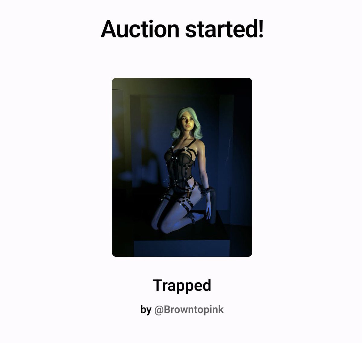 Pinch me!
Woke up to 3 bids today! I’m speechless… anonymous collector I’ll find you and I won’t stop thanking you! 
🥺🥺🥺🥺🤍🤍🤍🤍🤍🤍