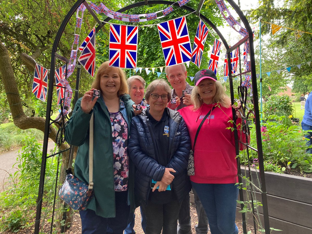 DemFriendsAlton's tweet photo. So excited and proud to be awarded the Queen's Award for Voluntary Service at Dementia-friendly Alton. Great to share our news at the Platinum Jubilee Big Picnic xx @QueensAwardVS https://t.co/m4JbWpwQH1