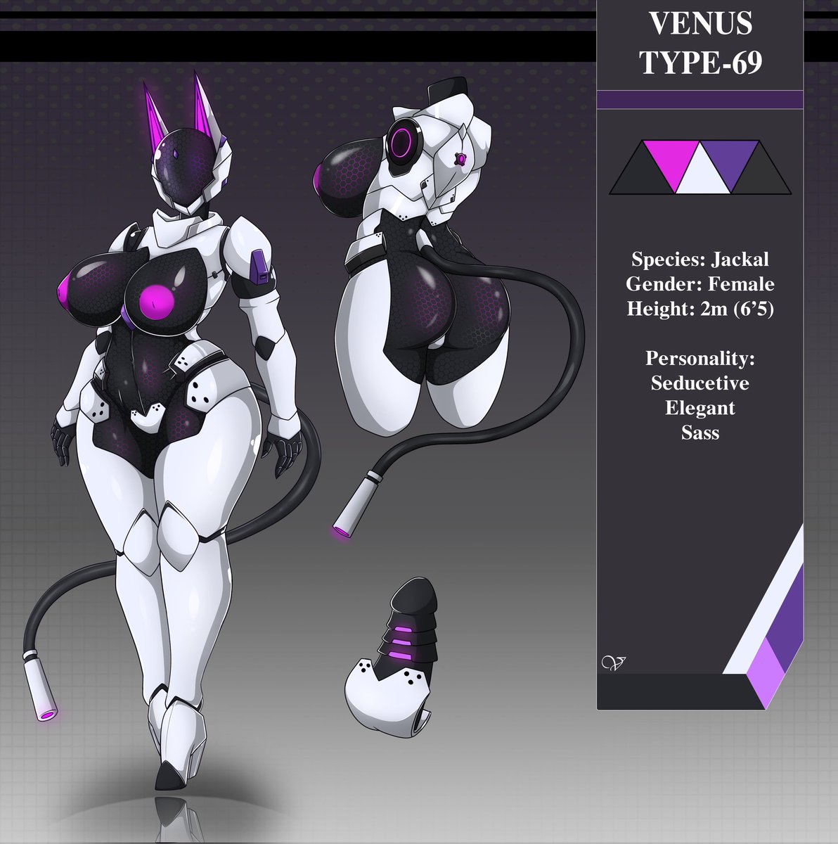 Robo_Bitches's tweet photo. Name: 
《Venus》

A model of the previous owner of the company who disappeared not too long ago, her whereabouts are unknown. 

But thay doesn't stop us from recreating her for fun and good times for all! 

Come on down and get yourself a model Venus, she will be happy to help~. https://t.co/phI1mpglkM