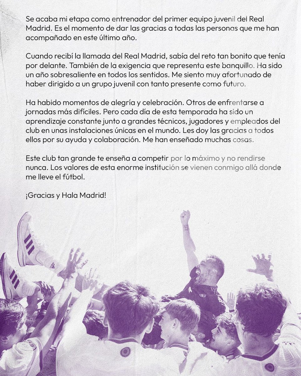 HernanPerezCu's tweet photo. GRACIAS, @RealMadrid @lafabricacrm. https://t.co/GlMHr2xNEf