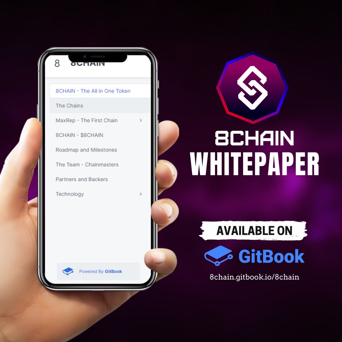8CHAINMetaverse's tweet photo. Hey, Chainmakers! 🤞

Our whitepaper is now available at https://t.co/R148lkTazs 📌

Get to know more about 8CHAIN &amp; what we are building 🛠

Follow &amp; support our other social media accounts at https://t.co/qfBU1kShwK https://t.co/M6Fq1uq0xu