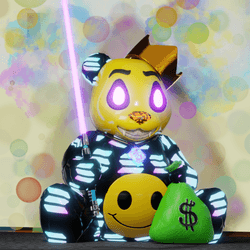dglabssalesbot's tweet photo. 3D Intergalactic Panda #2088 SOLD! Price: ◎2. https://t.co/A7UJkmWK5d