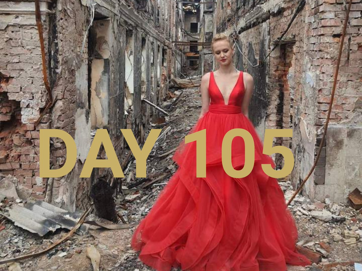 UNITY_WINS's tweet photo. DAY 105
#RussianInvasionOfUkraine
#RussiaRetreat #GetOutRussia
#RussianGenocide
#ReturnAllChildren https://t.co/D8tB7WlJPl