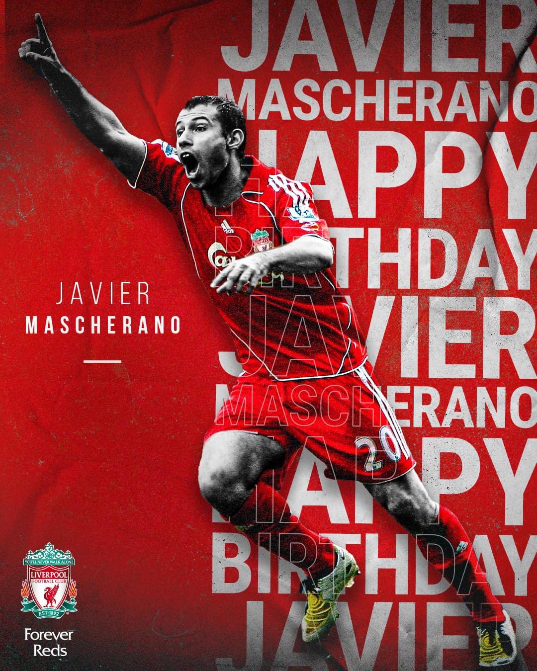 Happy birthday, Javier Mascherano.       