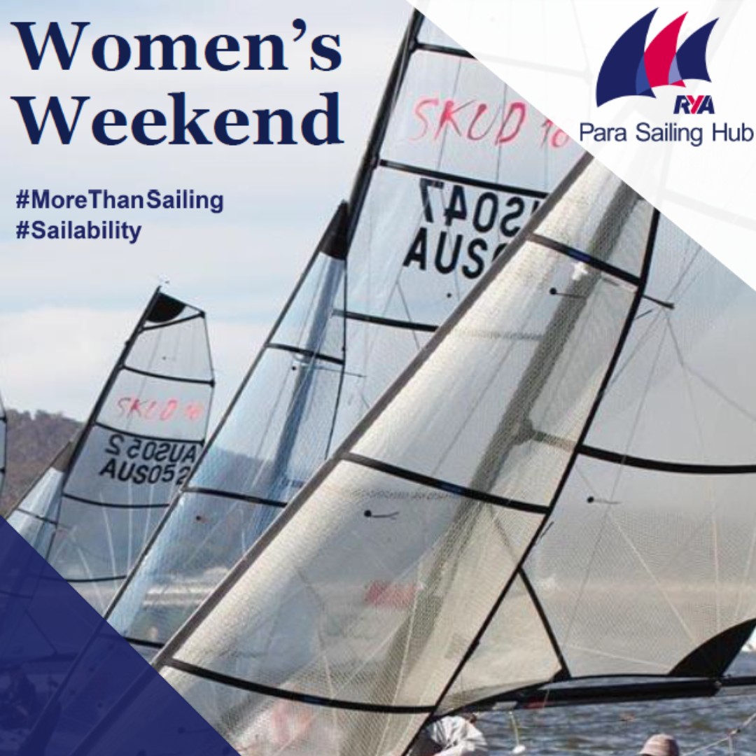 Date for the Diary! 📆

Women's Training Weekend
23rd and 24th July 
Venue: Rutland Sailing Club

The two day event will give you an opportunity to dust off those racing skills! 😊

More information: rya.org/p2AC50JiYP1

#MoreThanSailing
#Sailability #ParaSailingHub