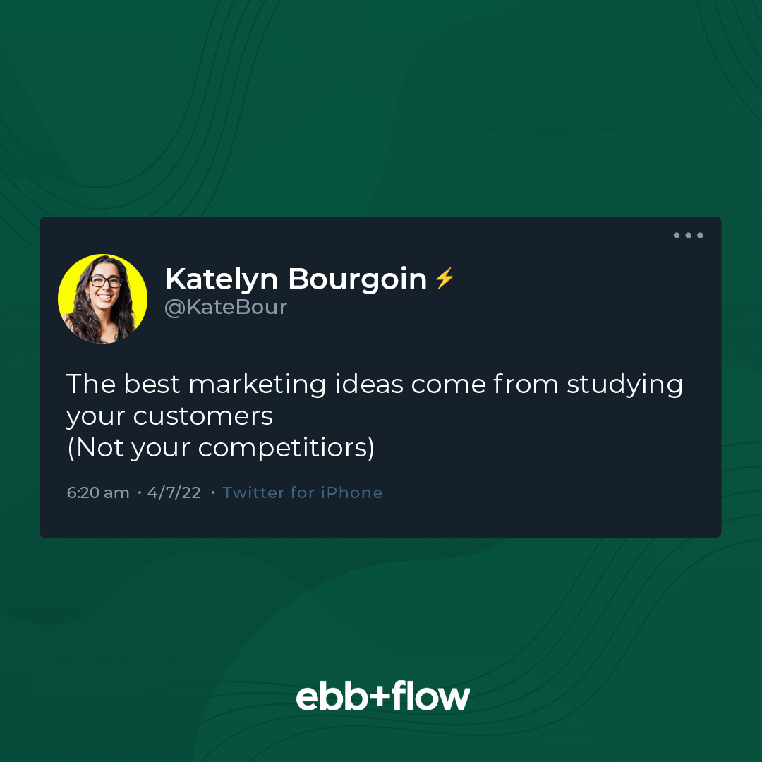 learnwiththrive's tweet image. We’re not saying that competitor analysis isn’t important, but understanding your customers INSIDE AND OUT will likely yield much stronger results 💪

Need help understanding your target audience?

Drop us a message!

#DigitalMarketing #BusinessGrowth