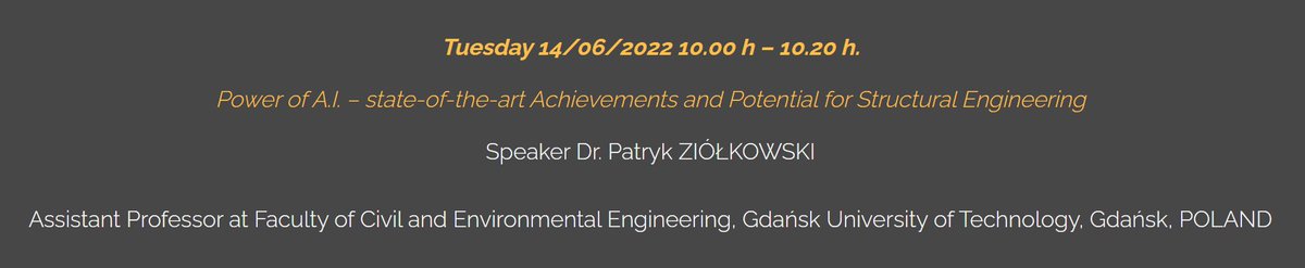 anxiouspirit's tweet photo. Thank You for the opportunity to be a speaker at EXCO22! @PolitechnikaGda @UPV https://t.co/VuGO0kvrD1