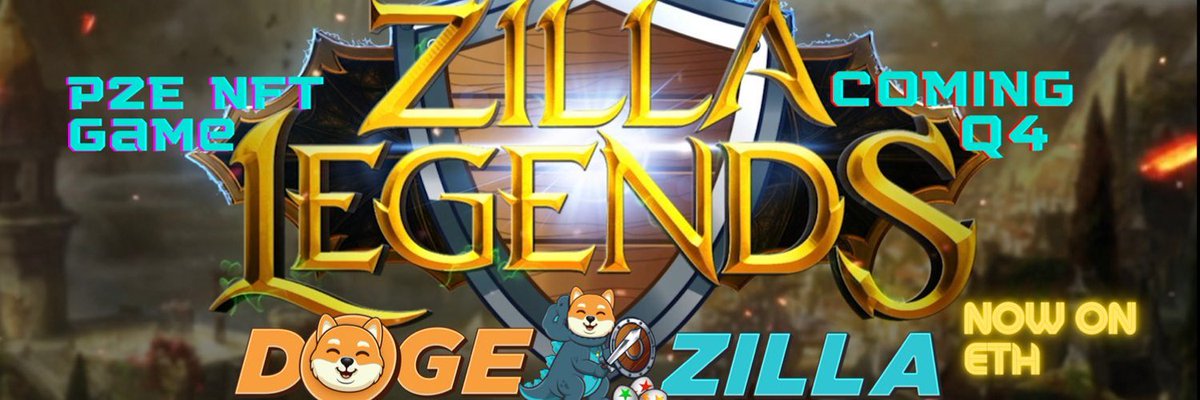 TuDing116's tweet photo. The ZillaLegends 🎮 P2E NFT Game has a most big potential!
#DogeZilla🚀🚀🚀
#DogeZillaCoin #DogeZillaArmy #9Zeros
https://t.co/YXT55d0xnl https://t.co/ZOd0rUBzzV