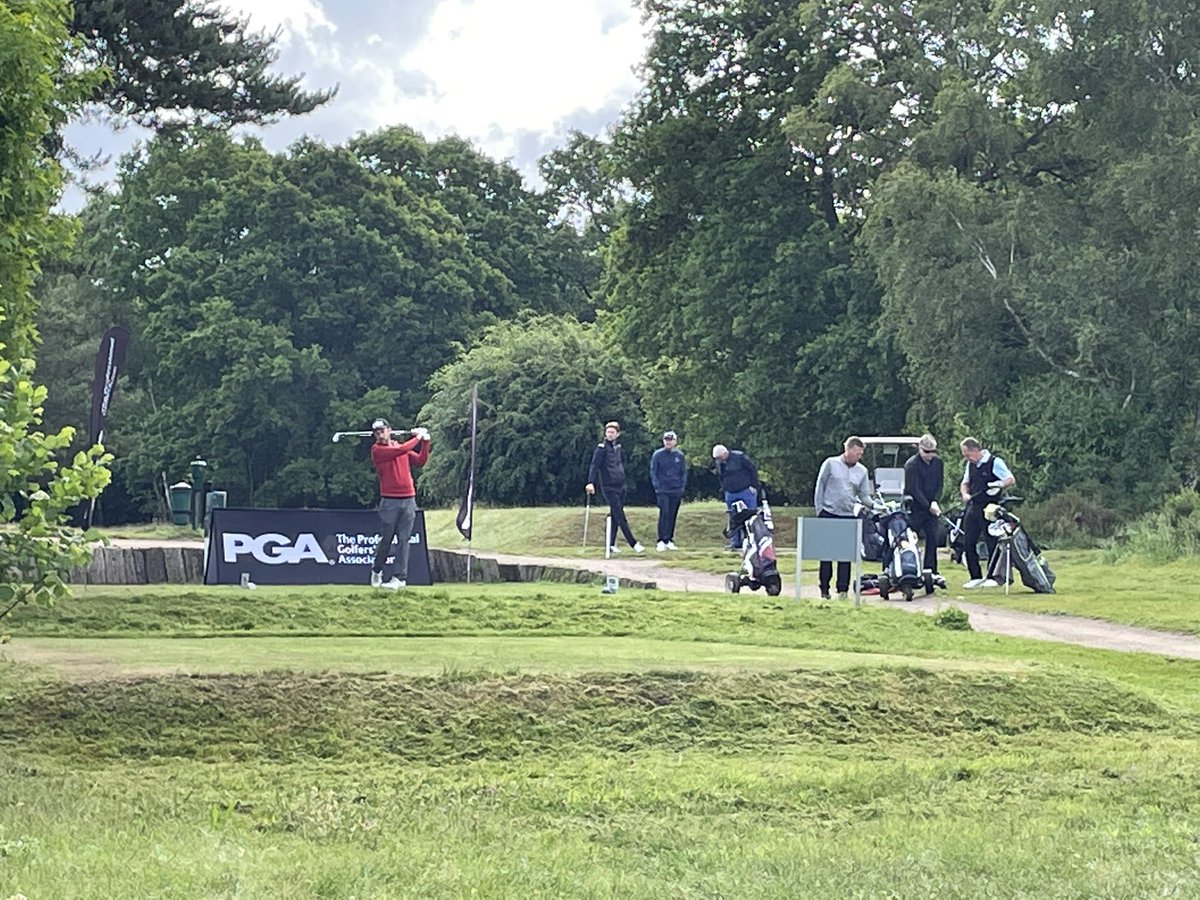 Home Pro <a href="/wharmston/">Warren Harmston</a> from <a href="/GolfShgc/">Sunningdale Heath</a> gets us underway in the 1st <a href="/CKGroup1/">CK Cleaning Group</a> <a href="/CKconsumables/">CK Consumables</a> <a href="/PGASouth/">PGASouth</a> OOM this year!

Good luck to all 192 competitors