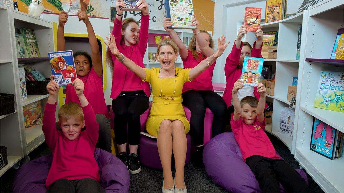 Booktrust's tweet photo. ✨ NEWS: Today we're sharing the amazing results of @CressidaCowell's #LifechangingLibraries pilot!

The six schools that took part saw an increase in a love of reading, motivation towards learning, well-being and feelings of self-worth ❤️

Find out more: https://t.co/S7cPIL91ni https://t.co/ceEehoOo2j