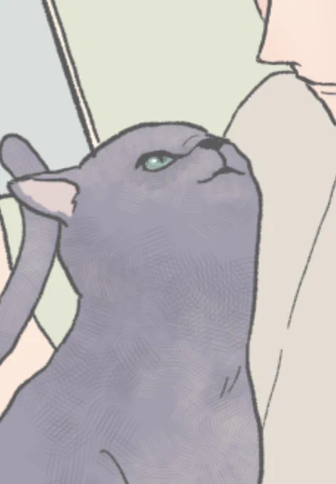  目は青緑…目は青緑…って呟きながら 描きましたありがとうございます! 