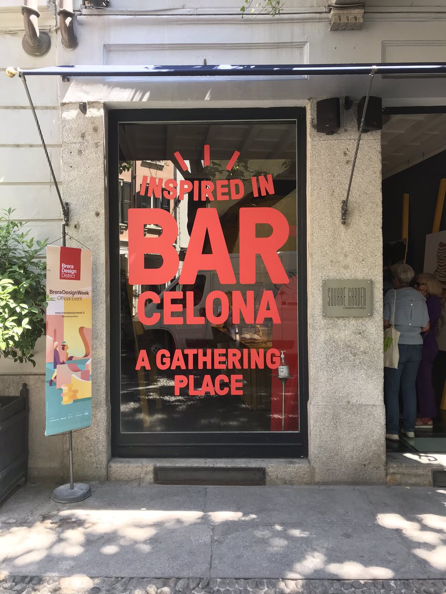 IsaRoigLlorca's tweet photo. Més de 1200 persones a l’opening de #InspiredinBarcelona a Milà. Gràcies, Grazzie. @BCD_barcelona @dissenyhub @accio_cat @bcn_ajuntament @jaumecollboni @JoanRomeroC @kriskadecor @martinazua_numb @ivanbravo_ @Alhambra_Es #PlatInstitute #HiddenFactory https://t.co/cjyuQBGDFF