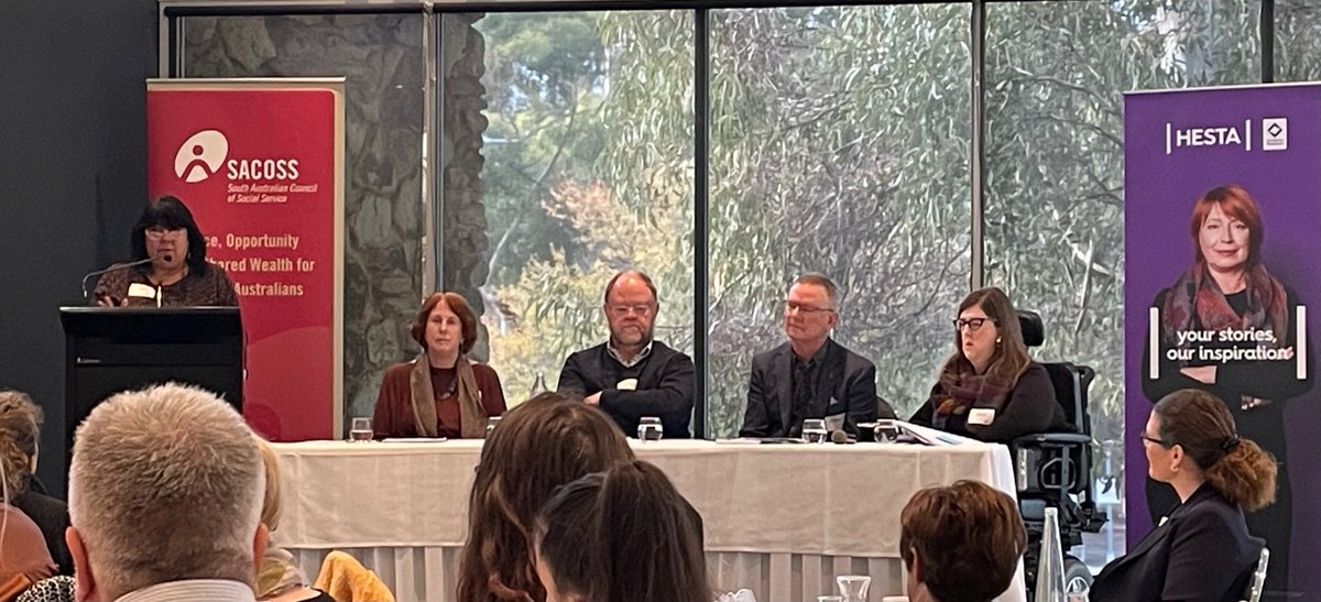 CentacareCCSA's tweet photo. Our @Centacare_CSA Executive Team was pleased to attend the @SACOSS post-budget breakfast today, with Treasurer @SMullighan to hear about what the budget holds for our sector #SABudget #Advocacy #PromotingStrongerSaferCommunities #CCCSA https://t.co/jrm3R5ObqV