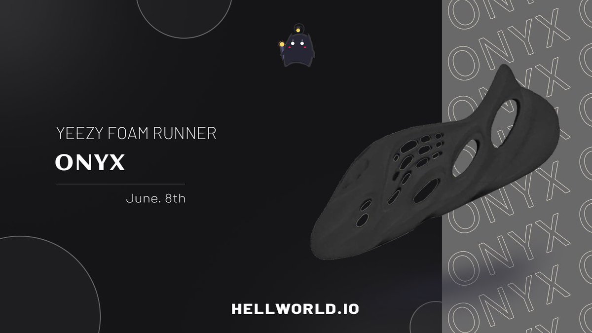 _HellWorld's tweet image. 😈Warning😈

Yeezy Foam Runner will be dropped on today!!!

❤️ Like  + ♻️ RT

Tell us how you like the shoes and we will give coupon randomly to help you cook this drop!