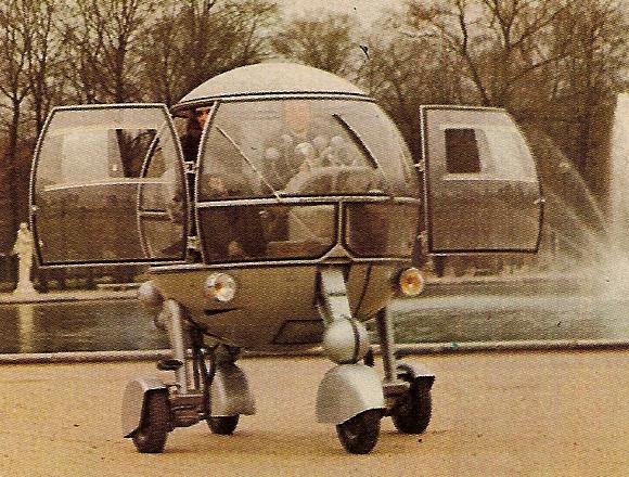 QuirkyRides's tweet photo. The #1960s/#1970s spherical #Automodule by Jean-Pierre #Ponthieu (#French 🇫🇷 of course) a 250cc adaptation of his unfortunately named #Pussycar https://t.co/I0UoPzxv0T