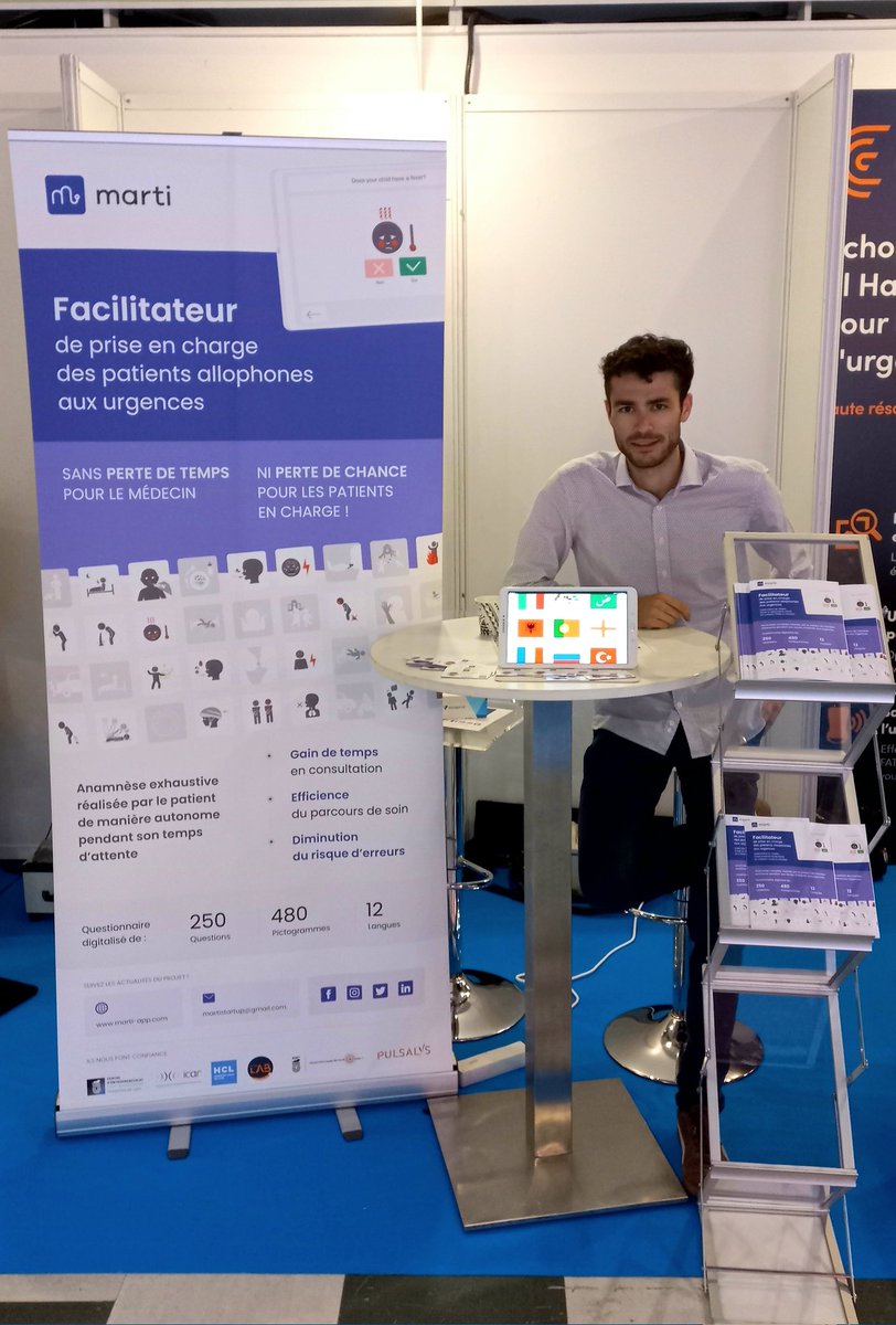 marti_trad's tweet photo. C'est bon, Marti est en place au @CongresUrgences de la @SFMU_MS... 
Venez nous faire 👋, RDV au stand ST11 à côté de l'espace Urgences Démo ! ☺️ https://t.co/ZGQZLIdG7L