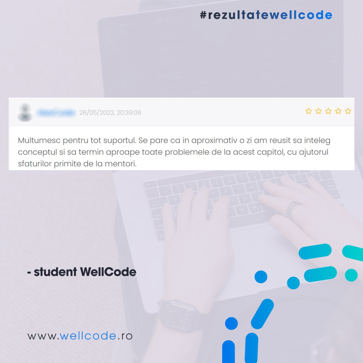 wellcode_ro's tweet photo. Ai nevoie de ajutor să înveți programare? Îți oferim ajutor la fiecare pas pe trebuie să-l faci ca să ajungi programator. Află mai multe detalii la o ședință de consultanță pe link-ul următor ➡️ https://t.co/FwpZiTWjOx https://t.co/f5Y43N98cE