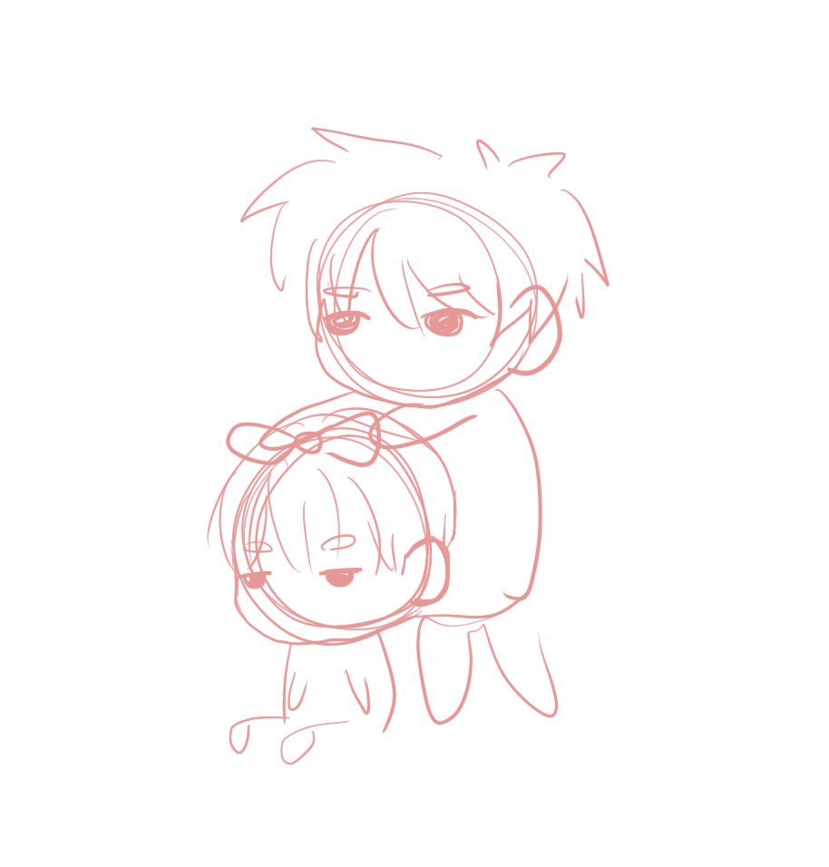 i just found this old sketch 🥺😭🌸💴🎀