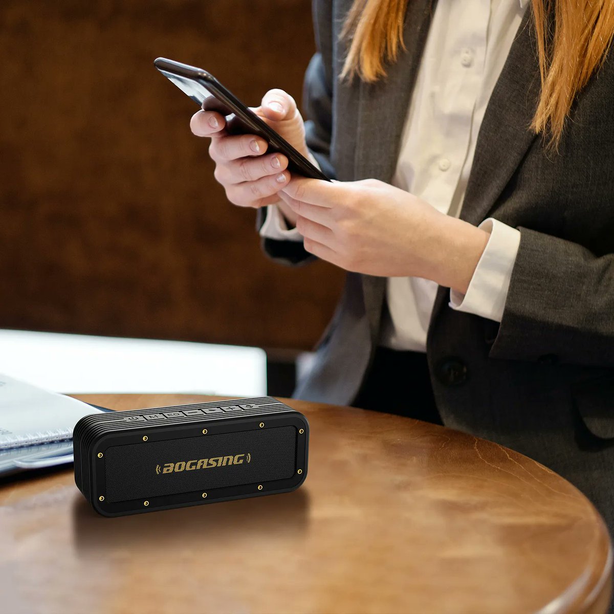 BOGASING's tweet photo. Let the music flow! Connect your phone or tablet to our new Bluetooth speaker with a modern, compact design. 🔊 🎶 🎶 
#bogasing #bogasingm4 #bogasingspeaker #bluetoothspeaker #speakers #speaker #potablespeaker #wirelessspeaker #waterproof https://t.co/KqlFB8xMnu