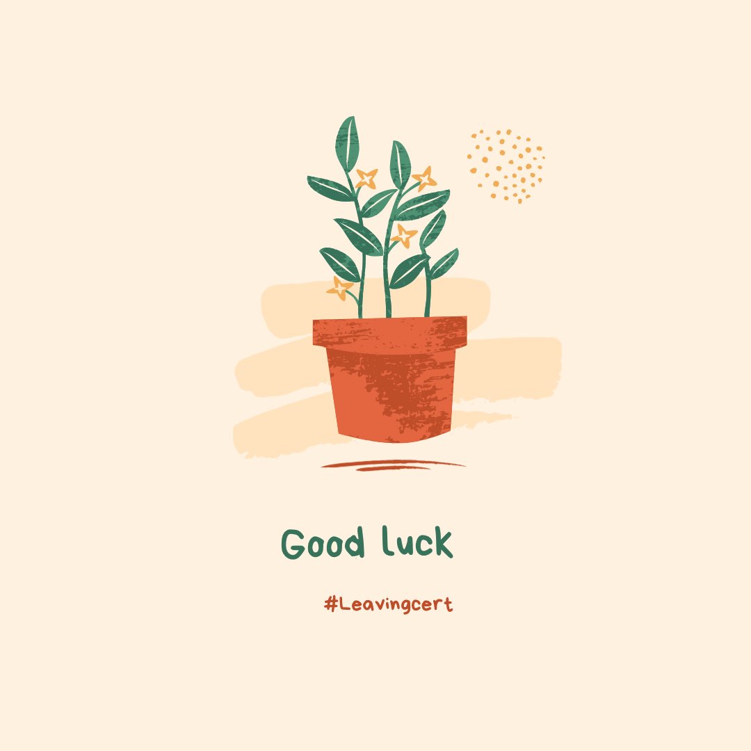 AnneMangan6's tweet photo. Best of luck to Leaving Cert students starting exams today. #LeavingCert2022 https://t.co/RJLwUqQIBx