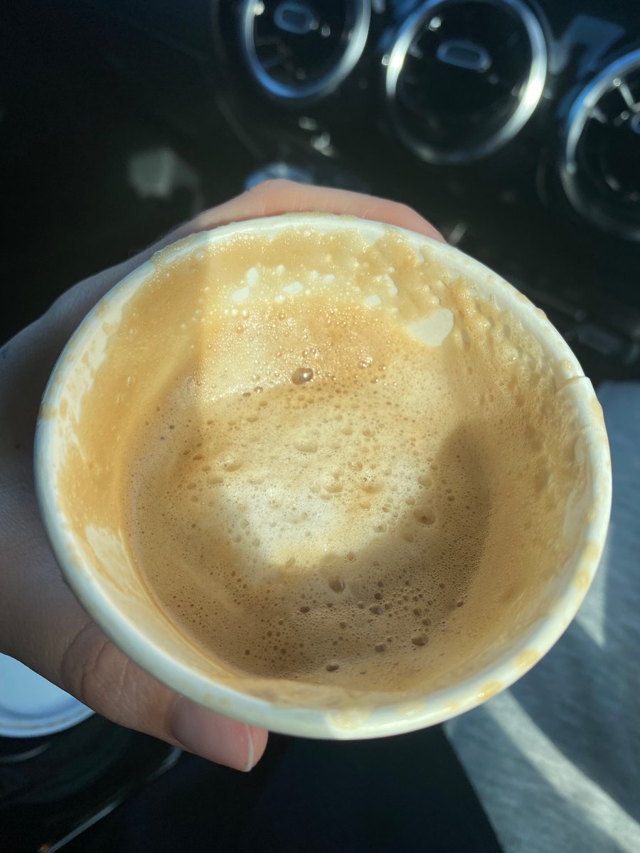 EmilyRHughes's tweet photo. @Starbucks why is my flat white looking like a cappuccino? https://t.co/6WmhcQrXRp