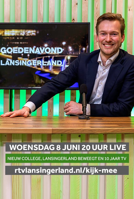 Vanavond 20 uur live op tv!