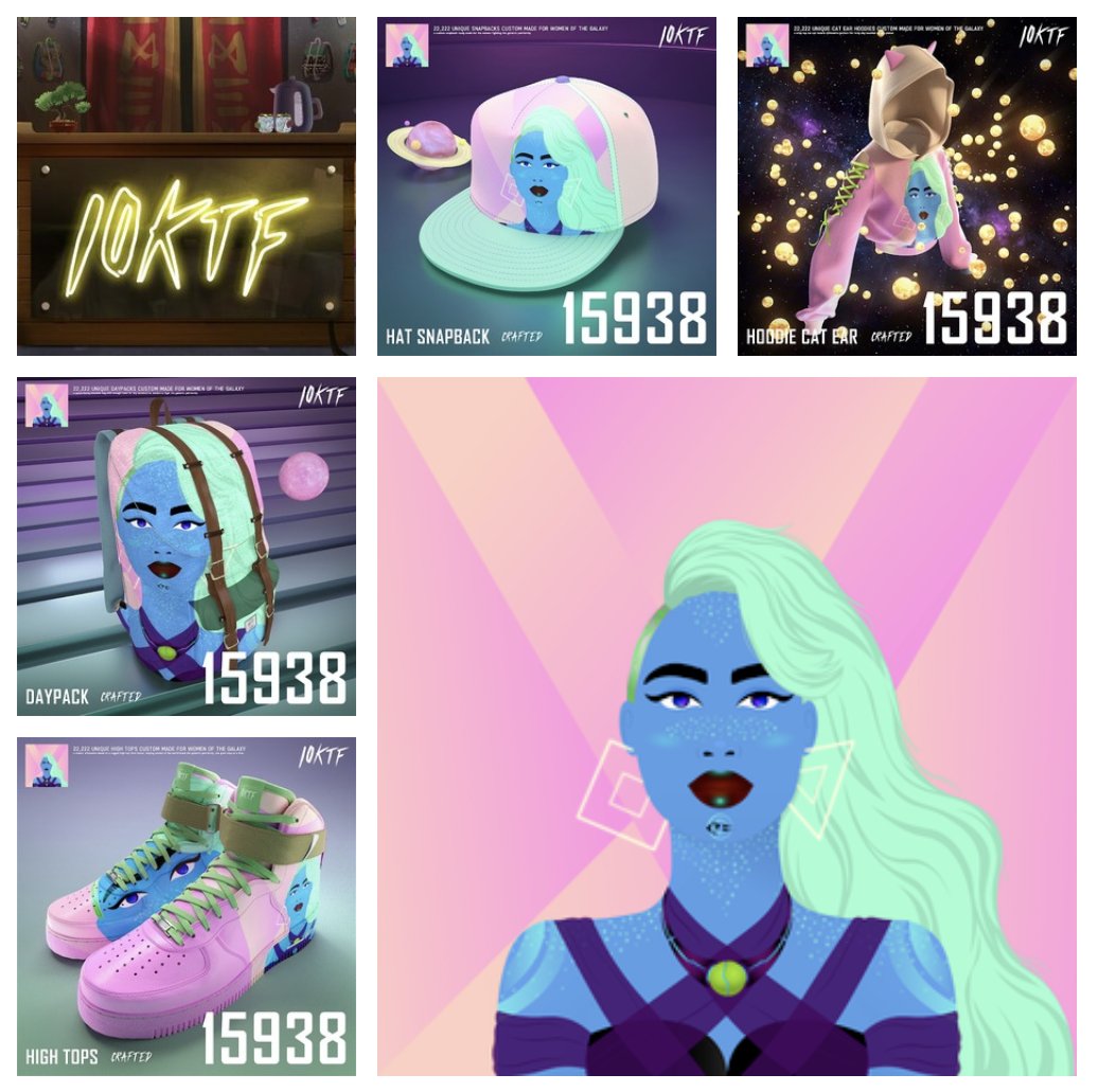 Created a new full set LFG!! <a href="/10KTFshop/">Wagmi-san</a> <a href="/worldofwomennft/">world of women</a> #10ktf #wagmisan