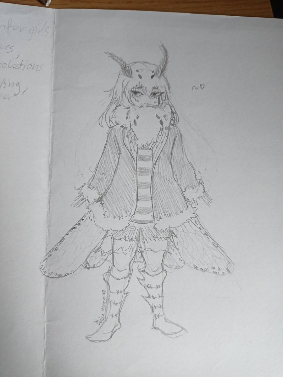 akkariynn_chan's tweet photo. Made myself a smol zeuzera pyrina oc
I will make her a full ref pic when I get back home
#fluffymoth #oc #furry https://t.co/qiY6laoJBL