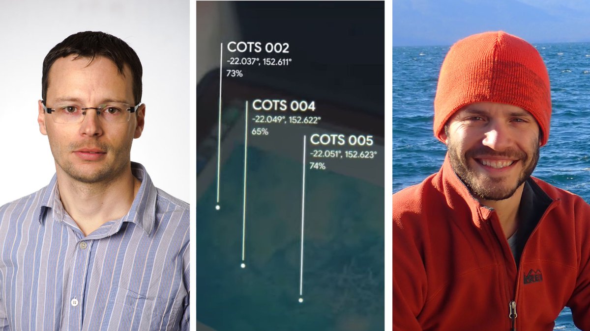 Data61news's tweet photo. Delve into the science behind the AI-driven crown of thorns starfish detection program on the Great Barrier Reef with @CSIRO scientists Dr @brano_kusy & Dr Joey Crosswell: https://t.co/guGjcBXhe5
#AI #AustralianAI #GreatBarrierReef https://t.co/CmNPFi4SPd