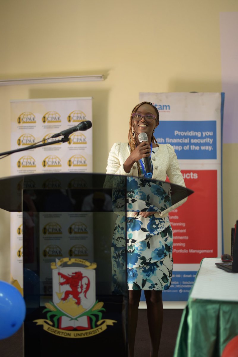 NjoroPasa's tweet photo. On Friday 3rd June 2022 we held our Accountants Forum #MasomoNaPesa at @egertonunikenya We take this opportunity to thank @ICPAK_Kenya @KASNEBOfficial ,Episodes Research and Consulting, @BritamEA and Mr. George Ombele for gracing the event. The students learnt alot. https://t.co/70fbGWL21J