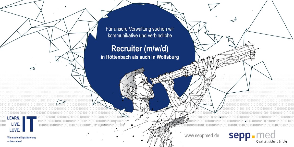 seppmedgmbh's tweet photo. ‼️☝️ 𝐑𝐞𝐜𝐫𝐮𝐢𝐭𝐞𝐫 (m/w/d) aufgepasst!
Wir suchen einen neuen Kollegen (m/w/d) für Personalsuche/ Recruiting in Röttenbach UND in Wolfsburg, ebenso Werkstudenten!
https://t.co/Z9eFEQAaUU
https://t.co/ZwyomZ8L3b
#stellenanzeige #recruiting #job #jobanzeige #besterjob #wehire https://t.co/Lr7iutaHtl