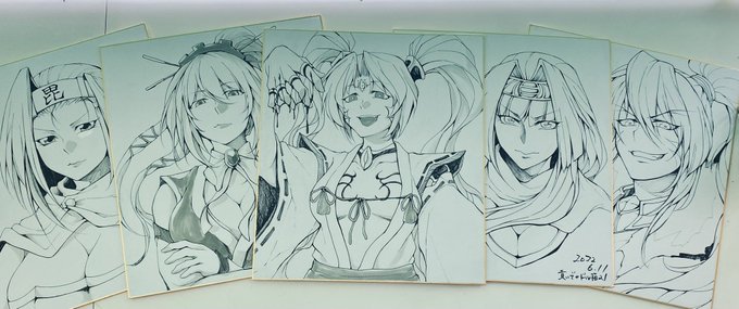 頒布色紙現在9枚。
サイズは大になります😊

今日はリクエスト色紙と、描けたら小も描きたいな😊

#貢ドル 