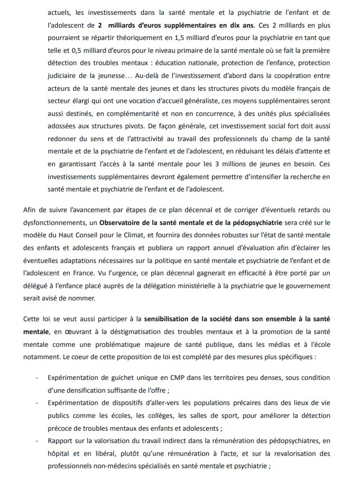 M_Orphelin's tweet photo. Face à l'urgence de la situation et aux cris d'alerte des professionnels et @Defenseurdroits, je dépose ce jour une loi cadre pour la #santé #mentale et la #psychiatrie des jeunes. Au gvt et aux prochains parlementaires de s'en saisir ! 3 M de jeunes en besoin, < 700 pédopsys https://t.co/6KkhyV3kSU