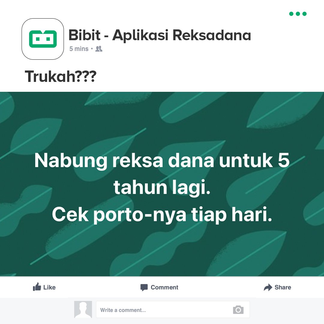Bibit - Aplikasi Reksadana tweet media