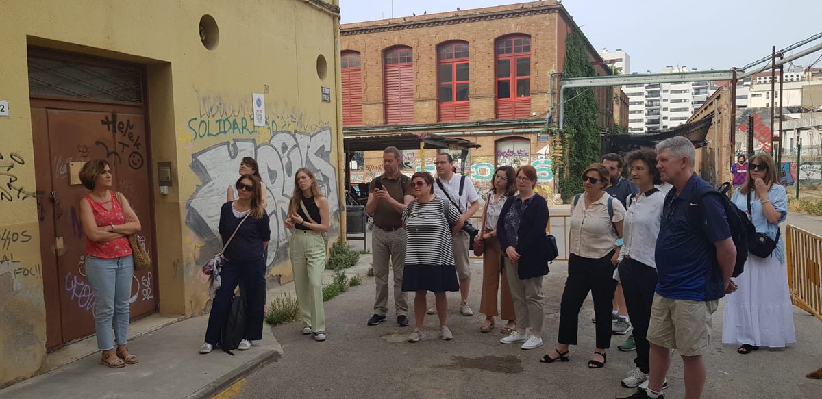 Partners from <a href="/RaiSE_Interreg/">RaiSE</a> visiting #socialenterprises in Barcelona #Interreg