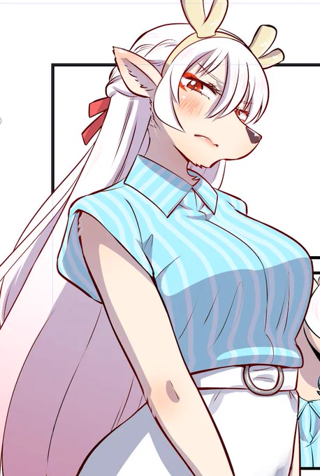 縦縞はお姉さんの証 