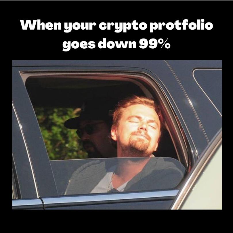 When you crypto portfolio goes down by 99%