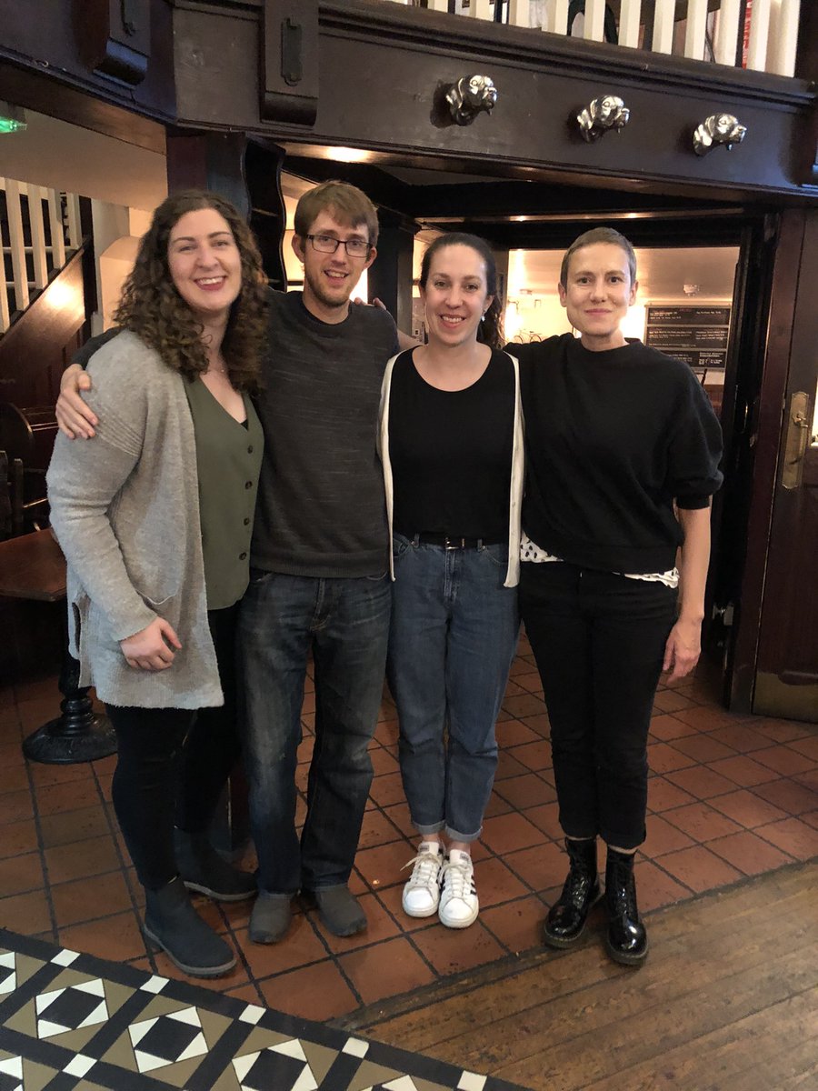 Brilliant season finale <a href="/SkiptonTownHall/">Skipton Town Hall</a> with the fabulous <a href="/BorealisSax4tet/">Borealis Sax Quartet</a> So much new music by living composers (yeah!) rapturously received by our audience together with old favourites by Gershwin &amp; Bernstein. Plus just time for a quick pint at the Narrow Boat! 🎷🤩🍻